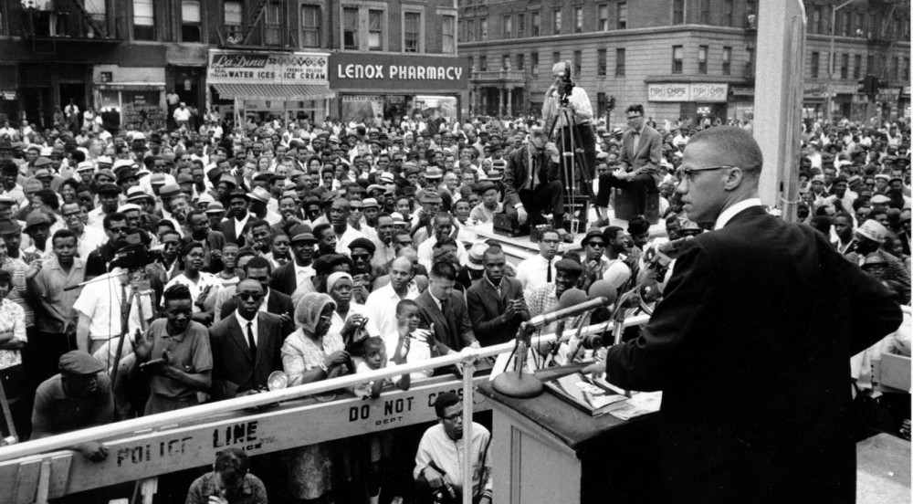 Malcolm X Speaks in Harlem in June 1963 (Photo: AP)